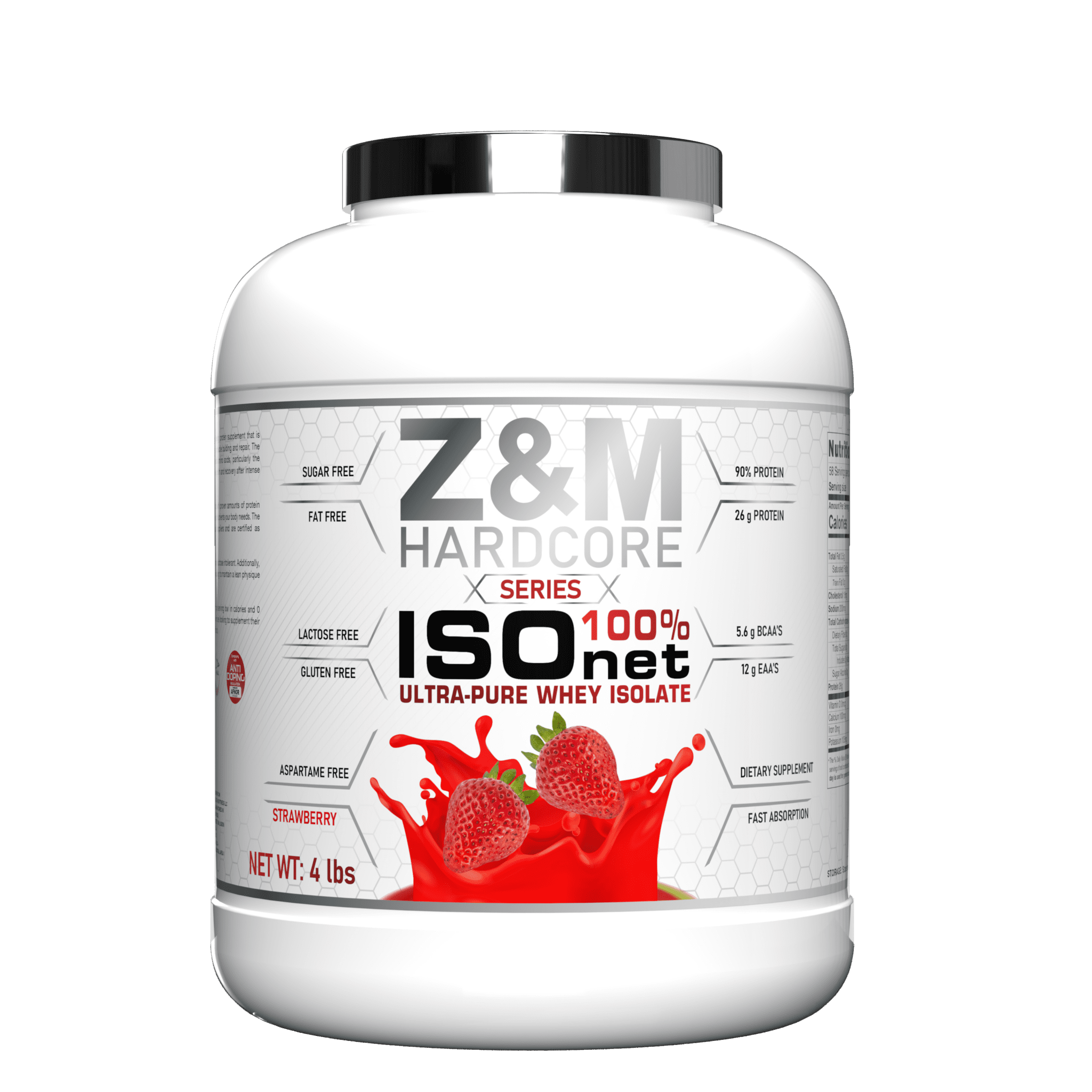 Z&M ISOLATE HARDCORE STRAWBERRY