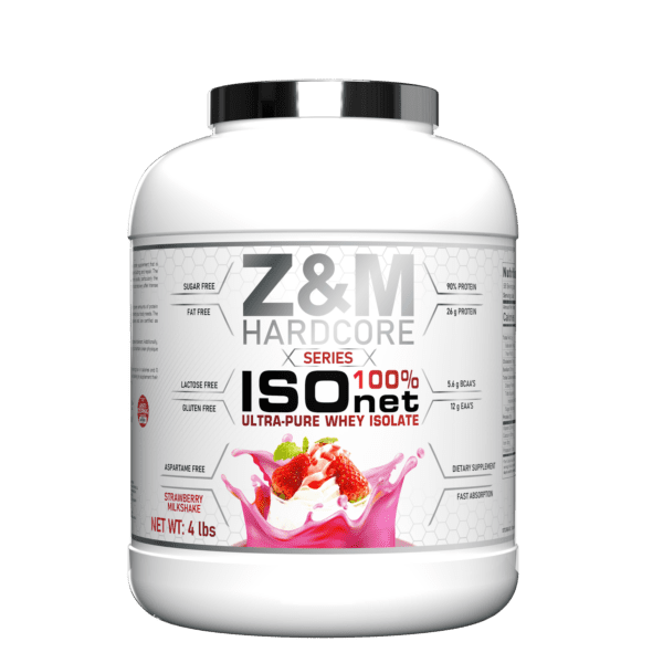 Z&M HARDCORE ISOLATE WHEY STRAWBERRY MILKSHAKE