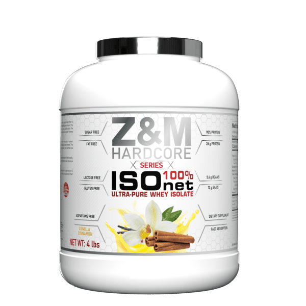 Z&M HARDCORE ISOLATE WHEY VANILLA CINNAMON